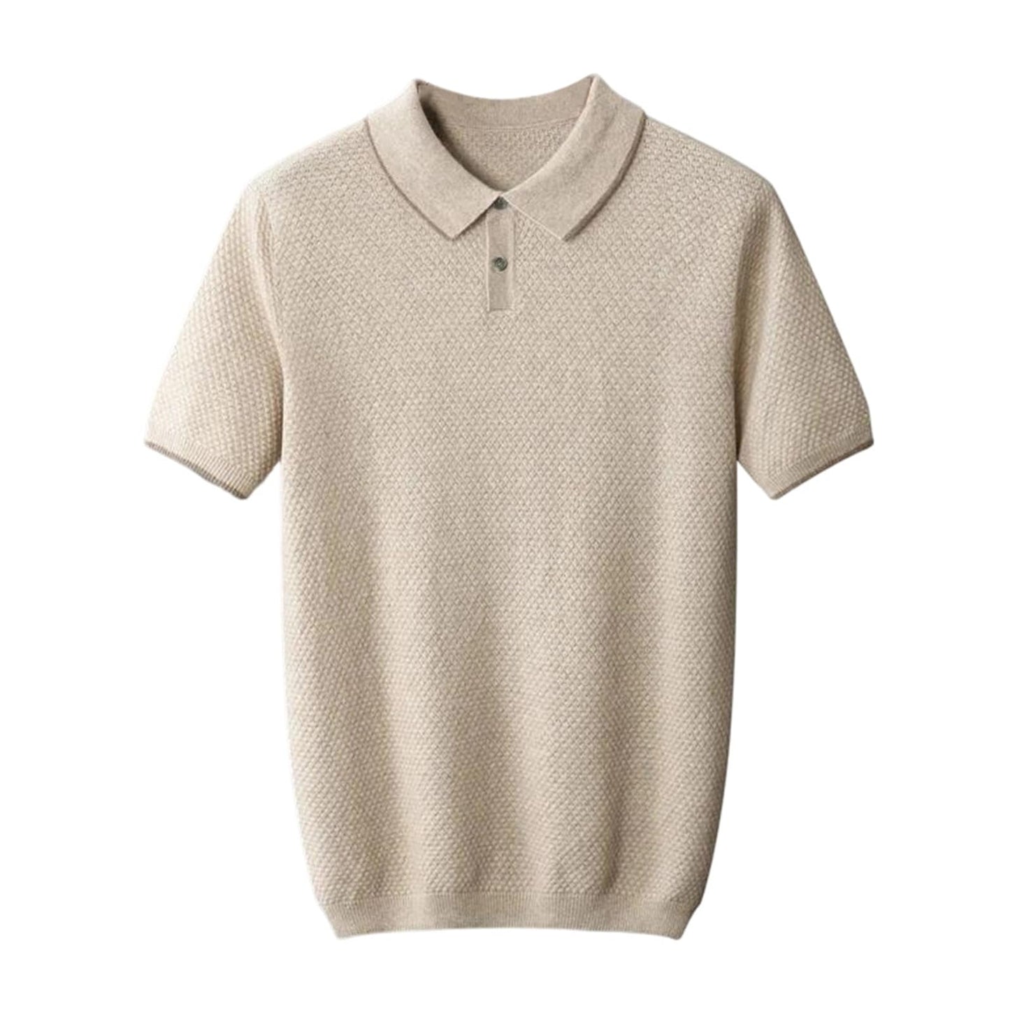 Cashmere Knit Polo Sweater