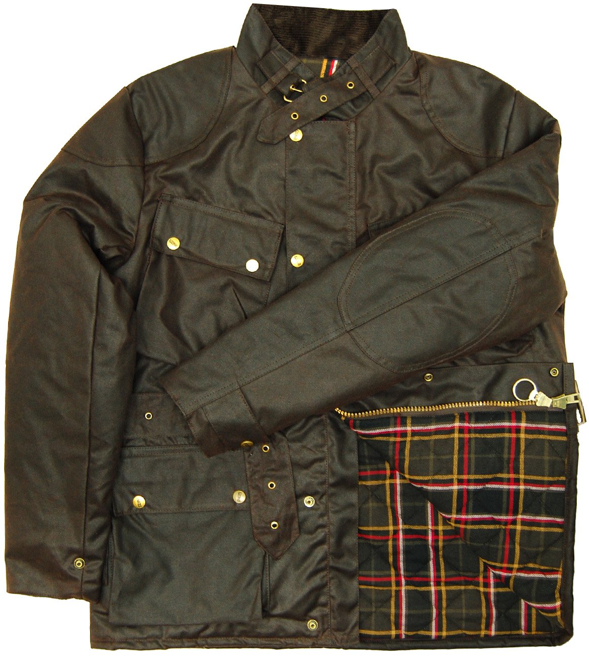 Quilted Wax Biker Jacket