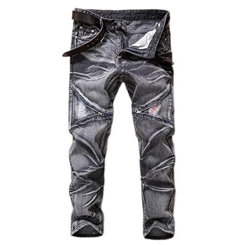 Slim Fit Biker Jeans