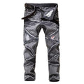 Slim Fit Biker Jeans