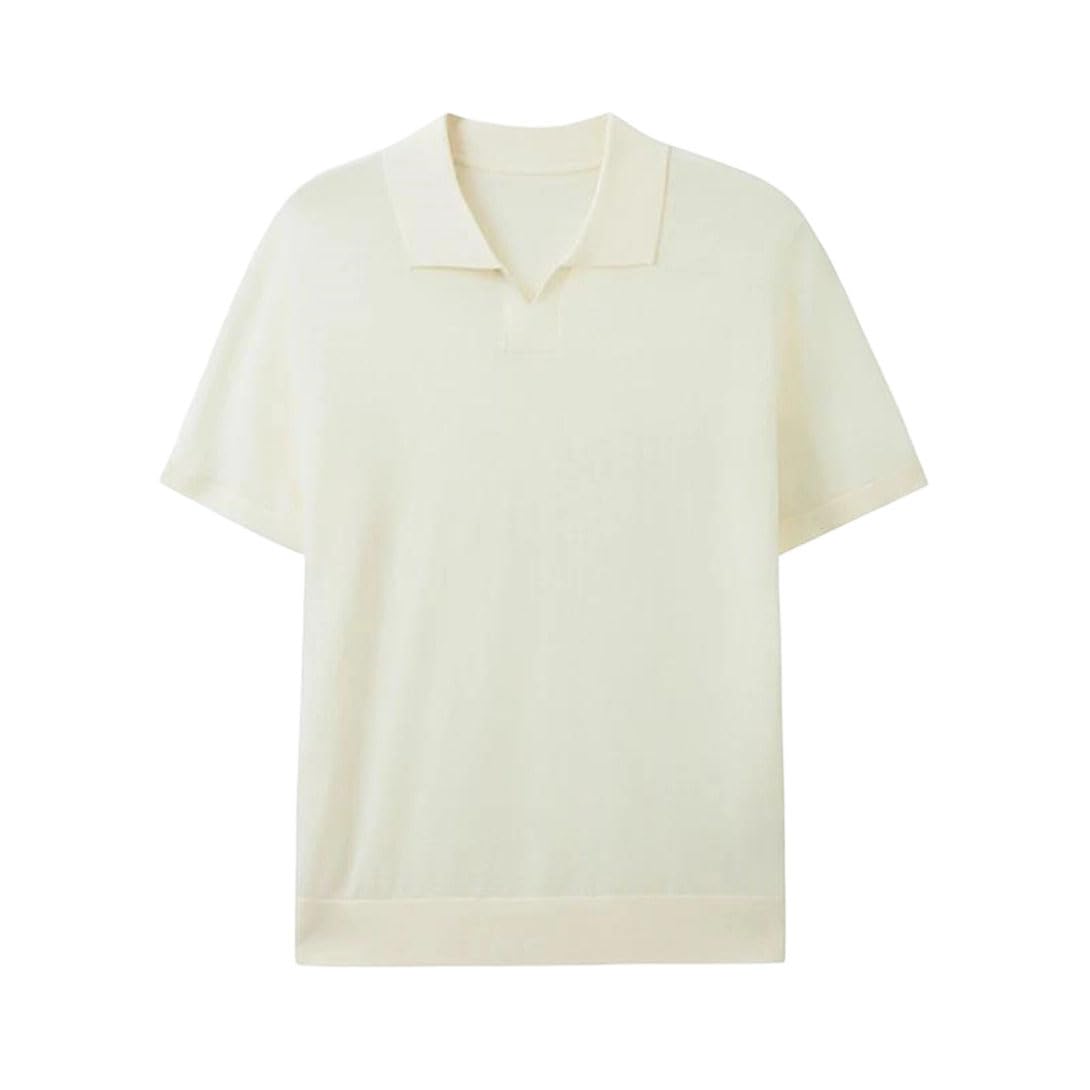 Loose Fit Short-Sleeve Polo Shirt