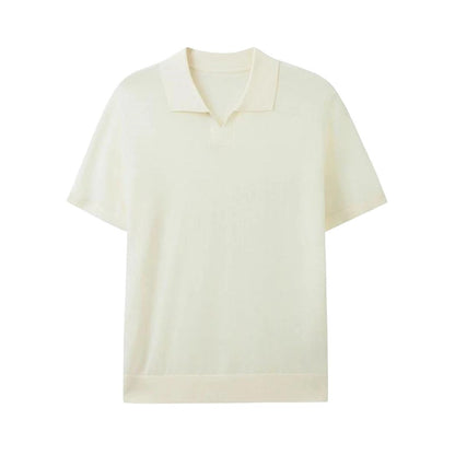Loose Fit Short-Sleeve Polo Shirt