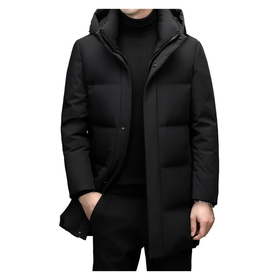 Warm Hooded Down Puffer Jacket