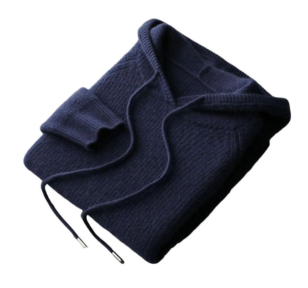 Cashmere Hooded Knit Sweater