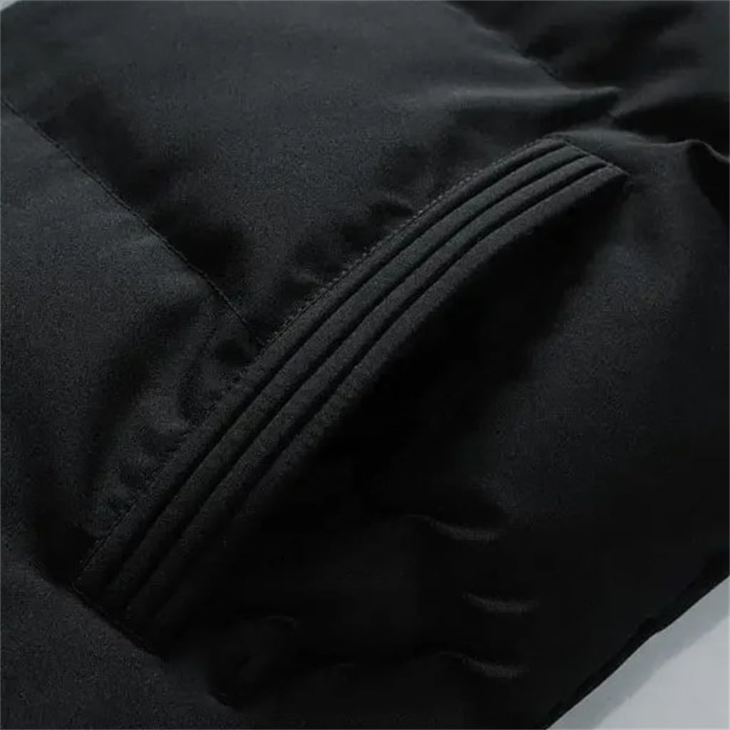 Printed Padded Stand-Up Collar Jacket