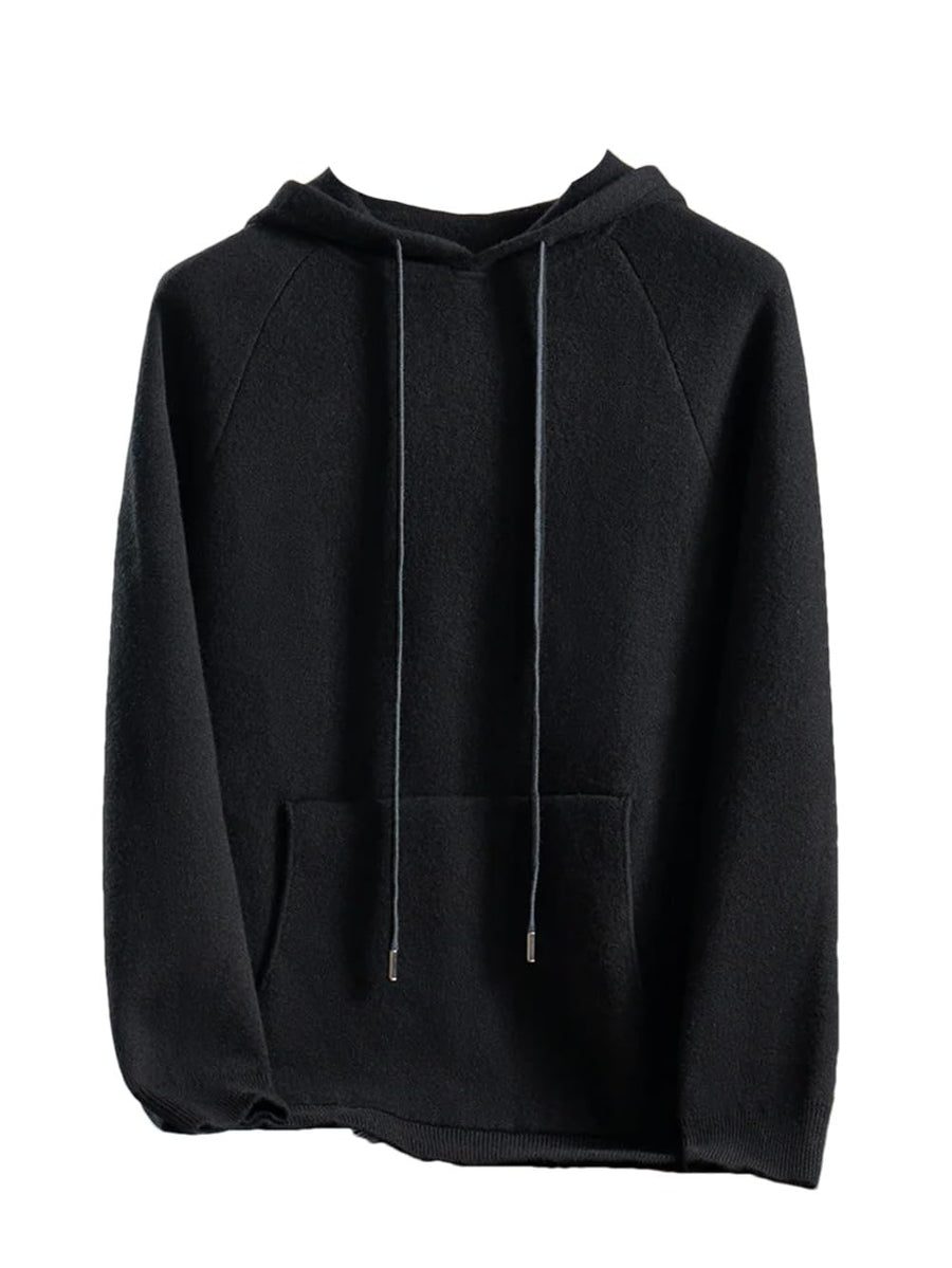 Cashmere Hooded Knit Sweater