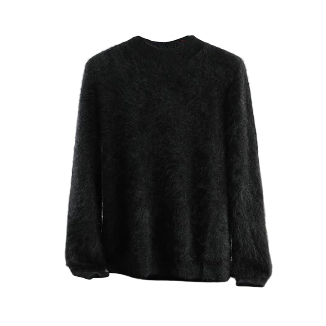 Wool Half-Collar Loose Fit Sweater