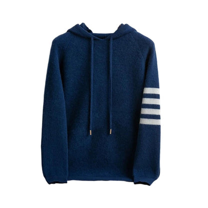 Cashmere Hooded Pullover Sweater