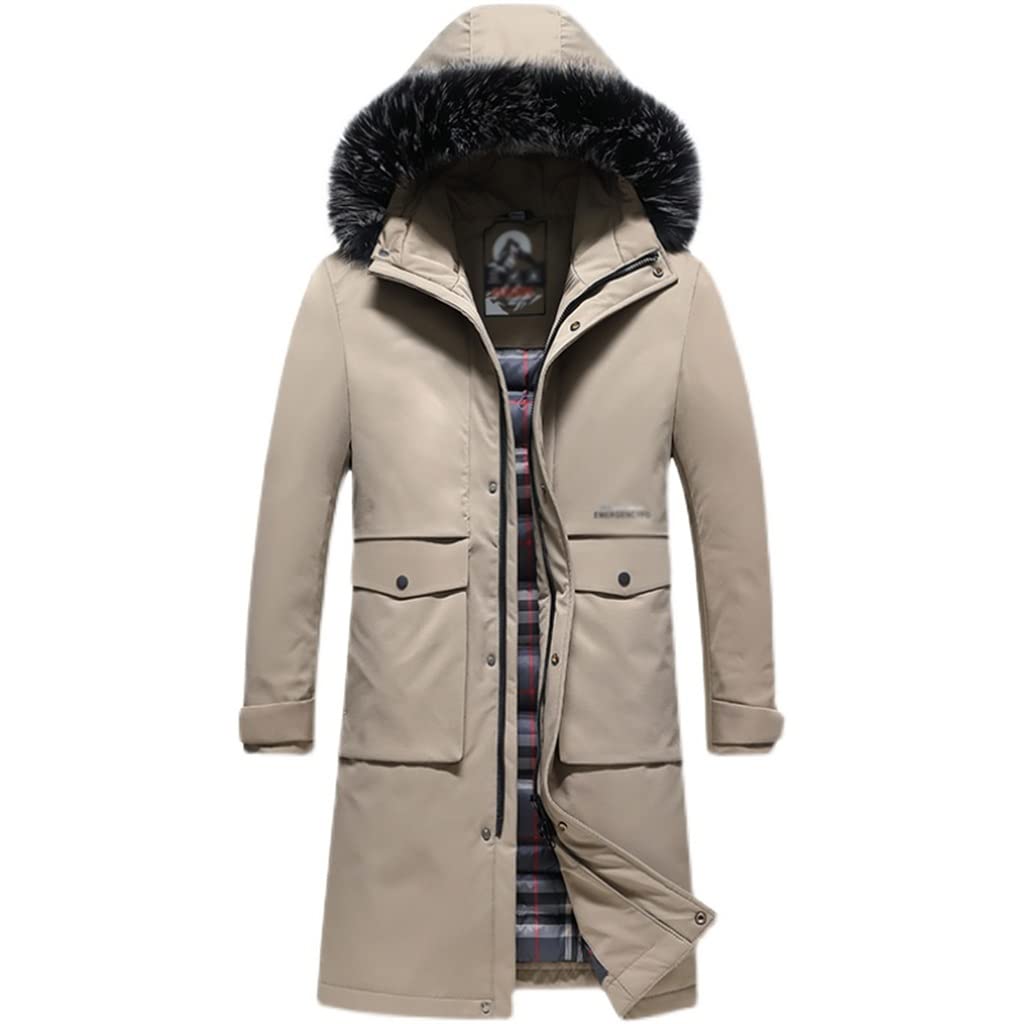 Long Hooded Down Jacket