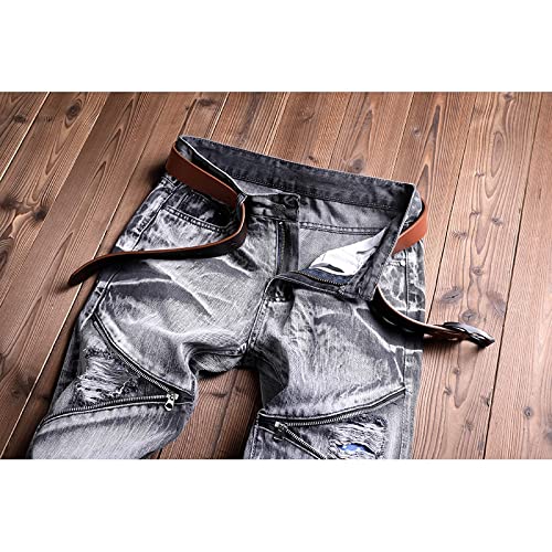 Slim Fit Biker Jeans