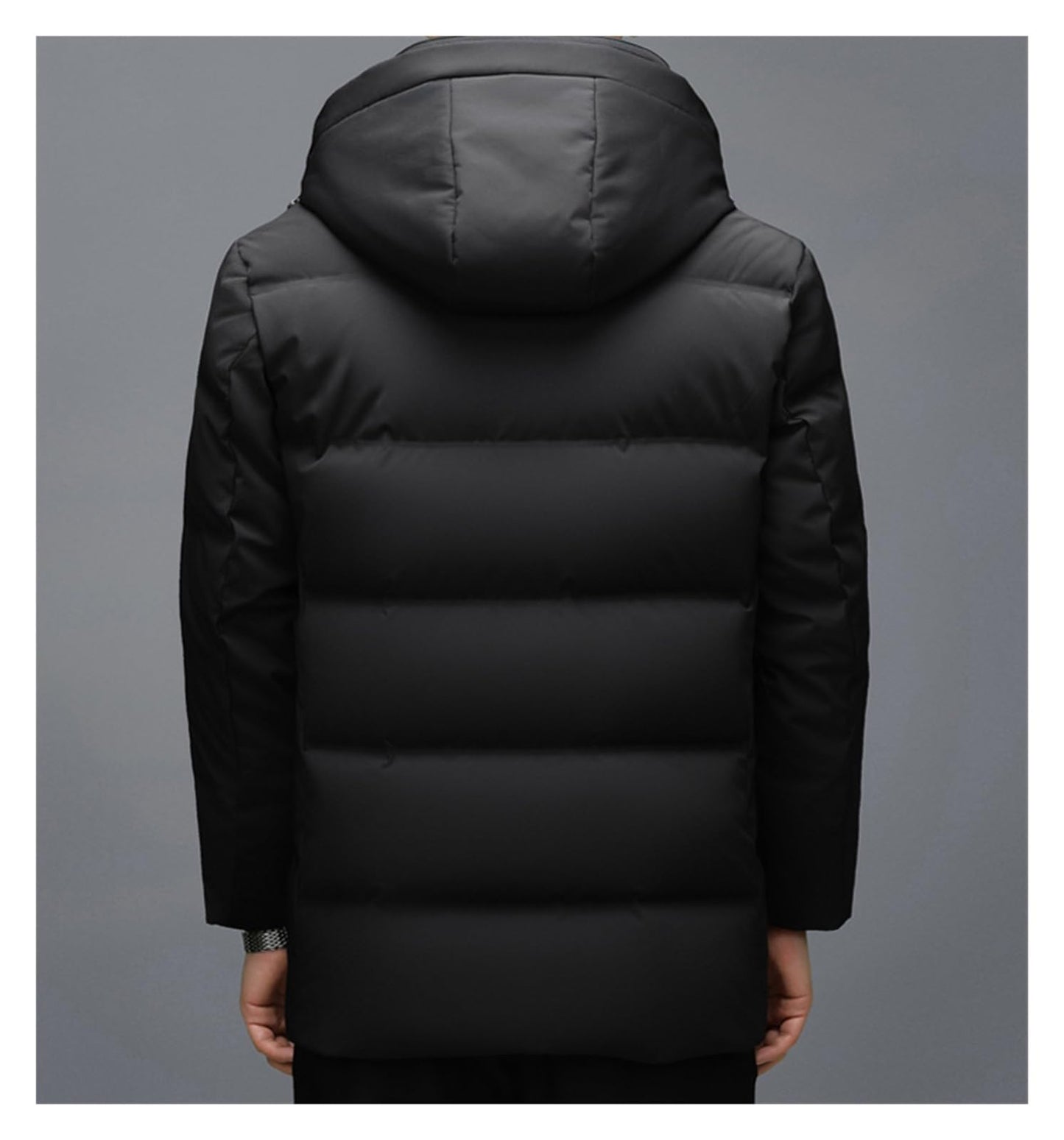 Warm Hooded Down Puffer Jacket