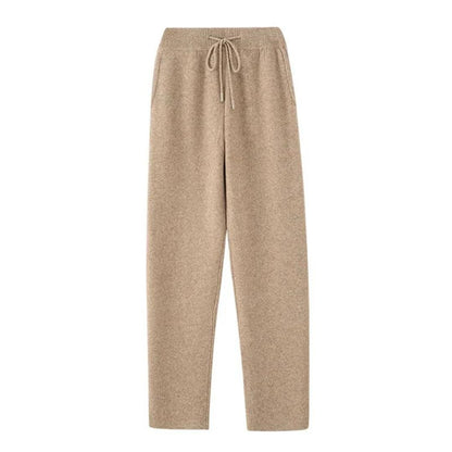 Cashmere Knit Long Pants