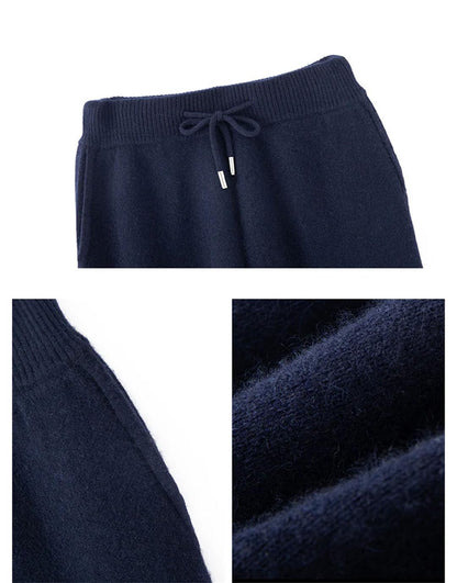 Cashmere Knit Long Pants