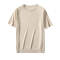 Silk Cashmere Knit T-Shirt