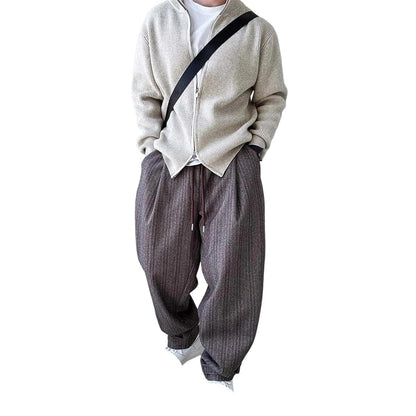Wide-Leg Casual Pants