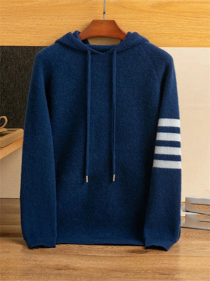 Cashmere Hooded Pullover Sweater