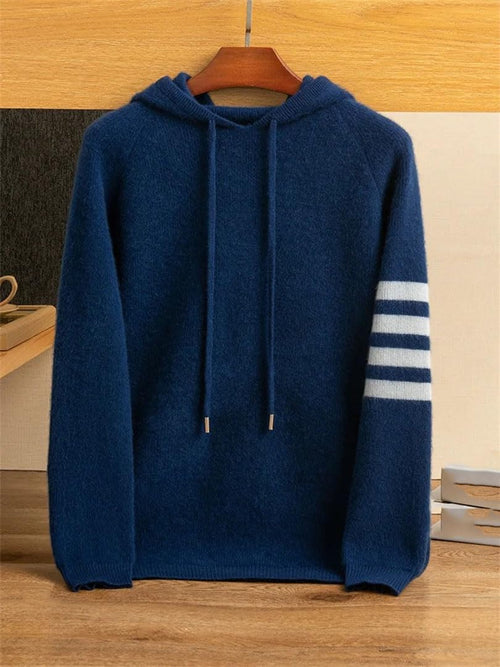 Cashmere Hooded Pullover Sweater