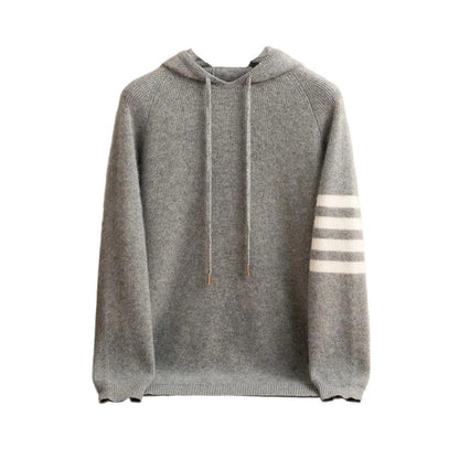 Cashmere Hooded Pullover Sweater