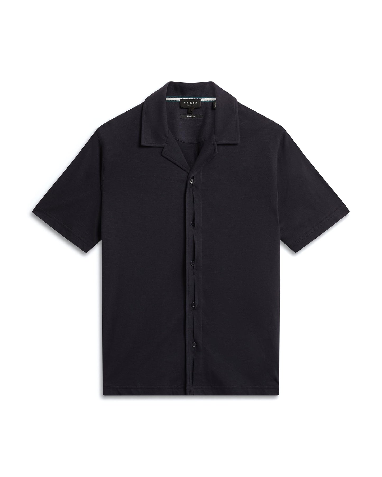 Linen Blend Johnny Collar Polo
