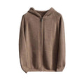 Full-Zip Cashmere Hoodie