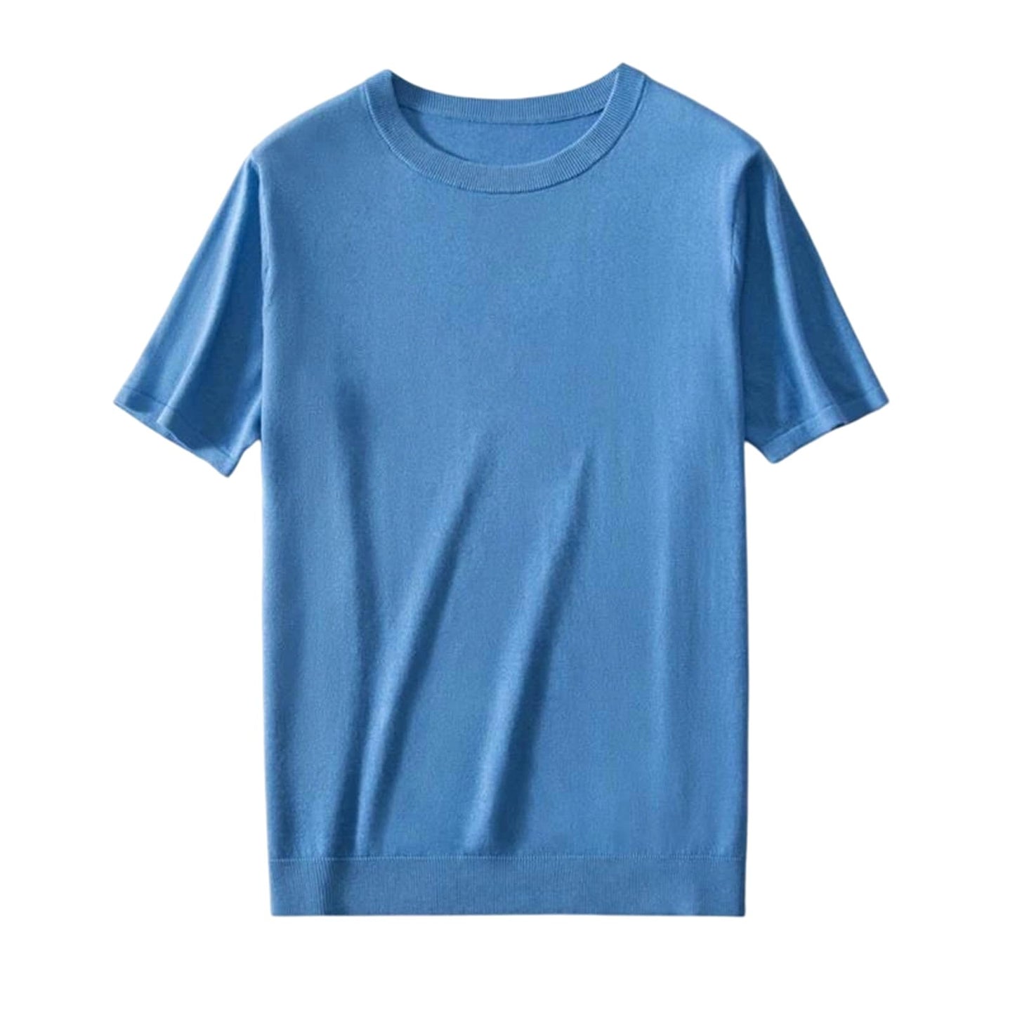 Silk Cashmere Knit T-Shirt