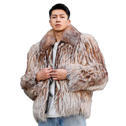 Lapel Fur Winter Coat