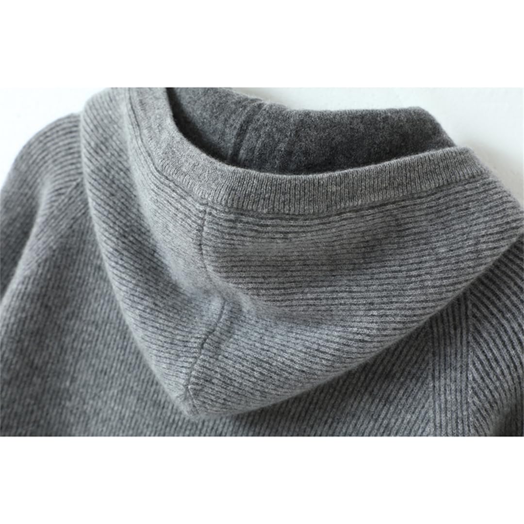 Cashmere Zip Hoodie Sweater