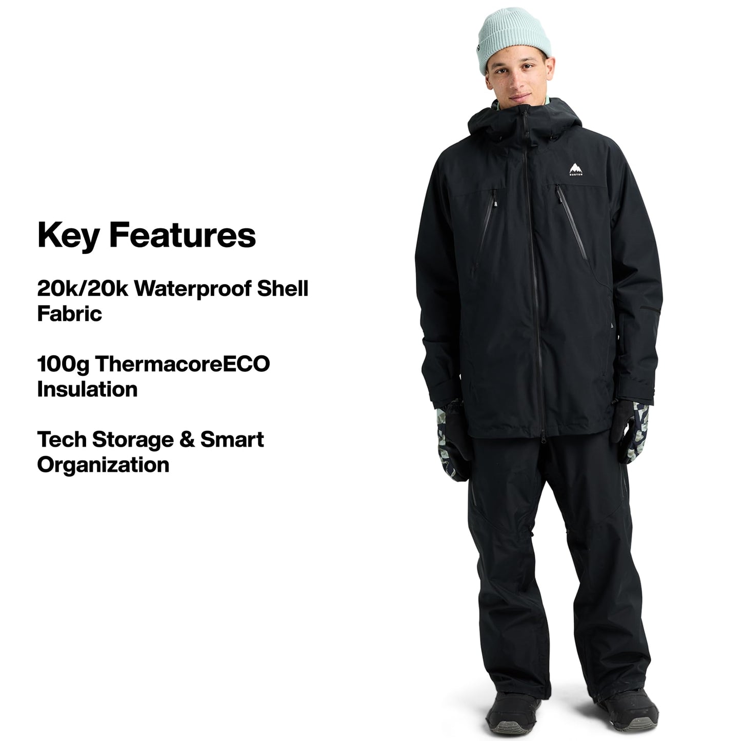 3-in-1 Waterproof Snowboard Jacket