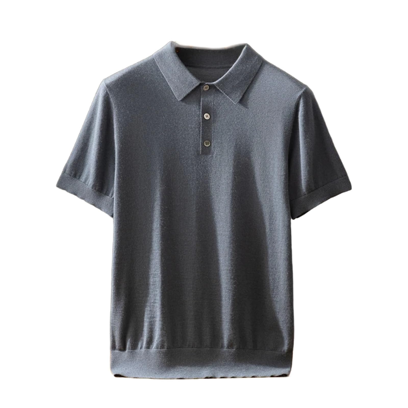 Pure Cashmere Short-Sleeve Polo