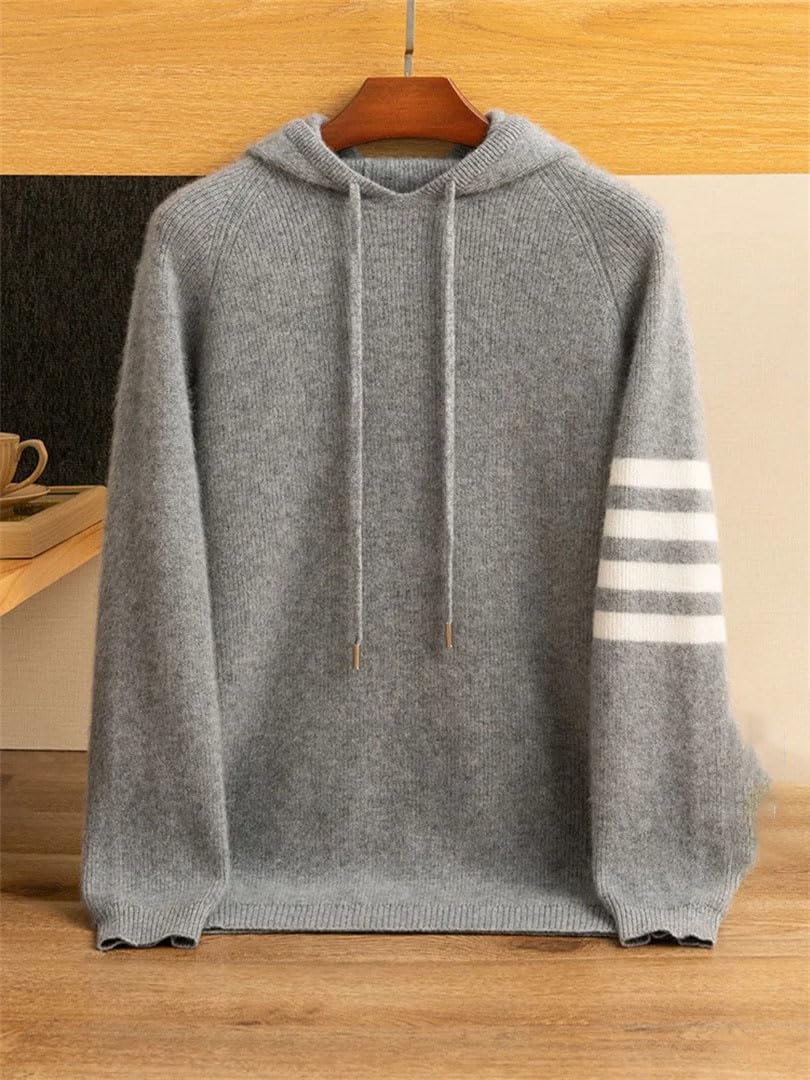 Cashmere Hooded Pullover Sweater