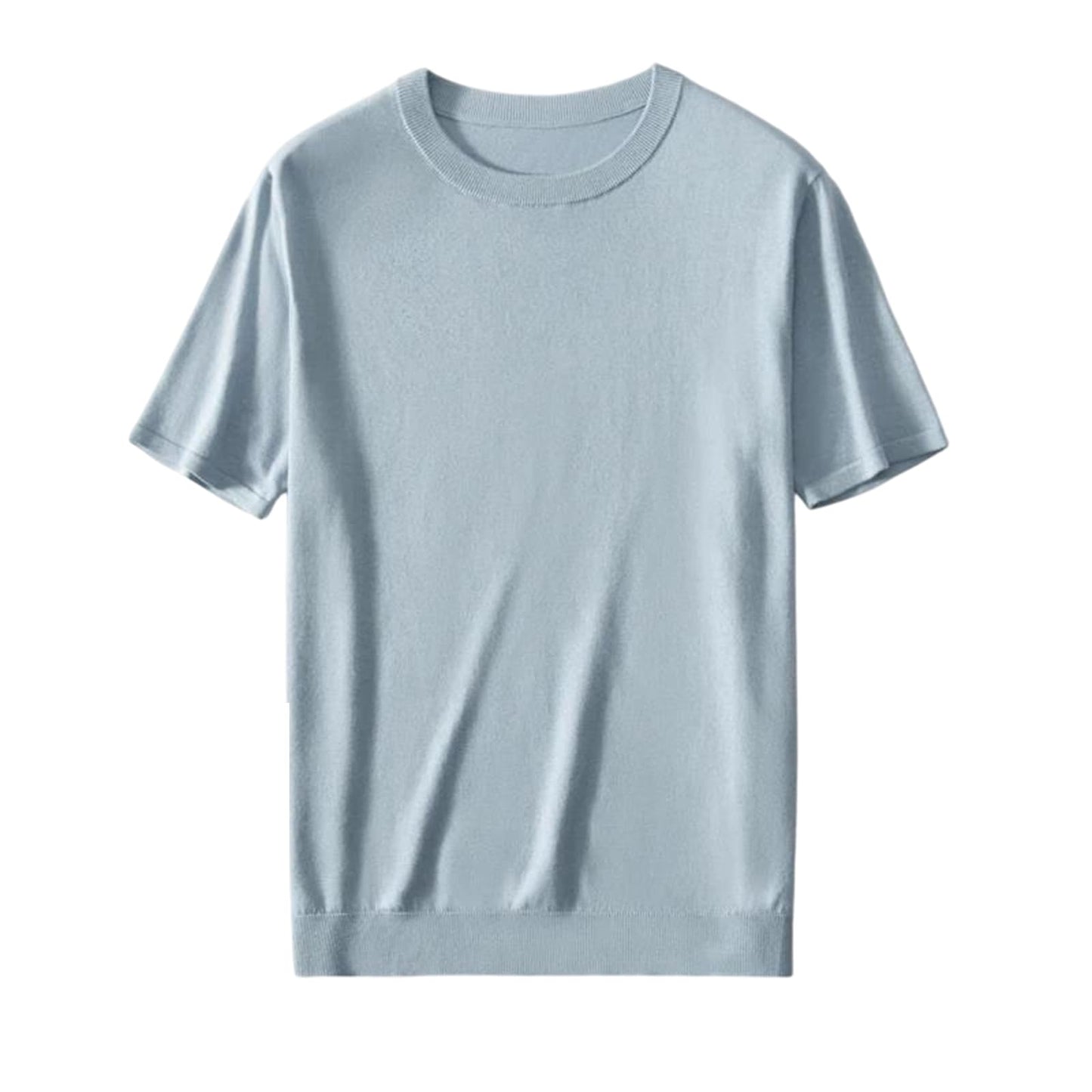 Silk Cashmere Knit T-Shirt