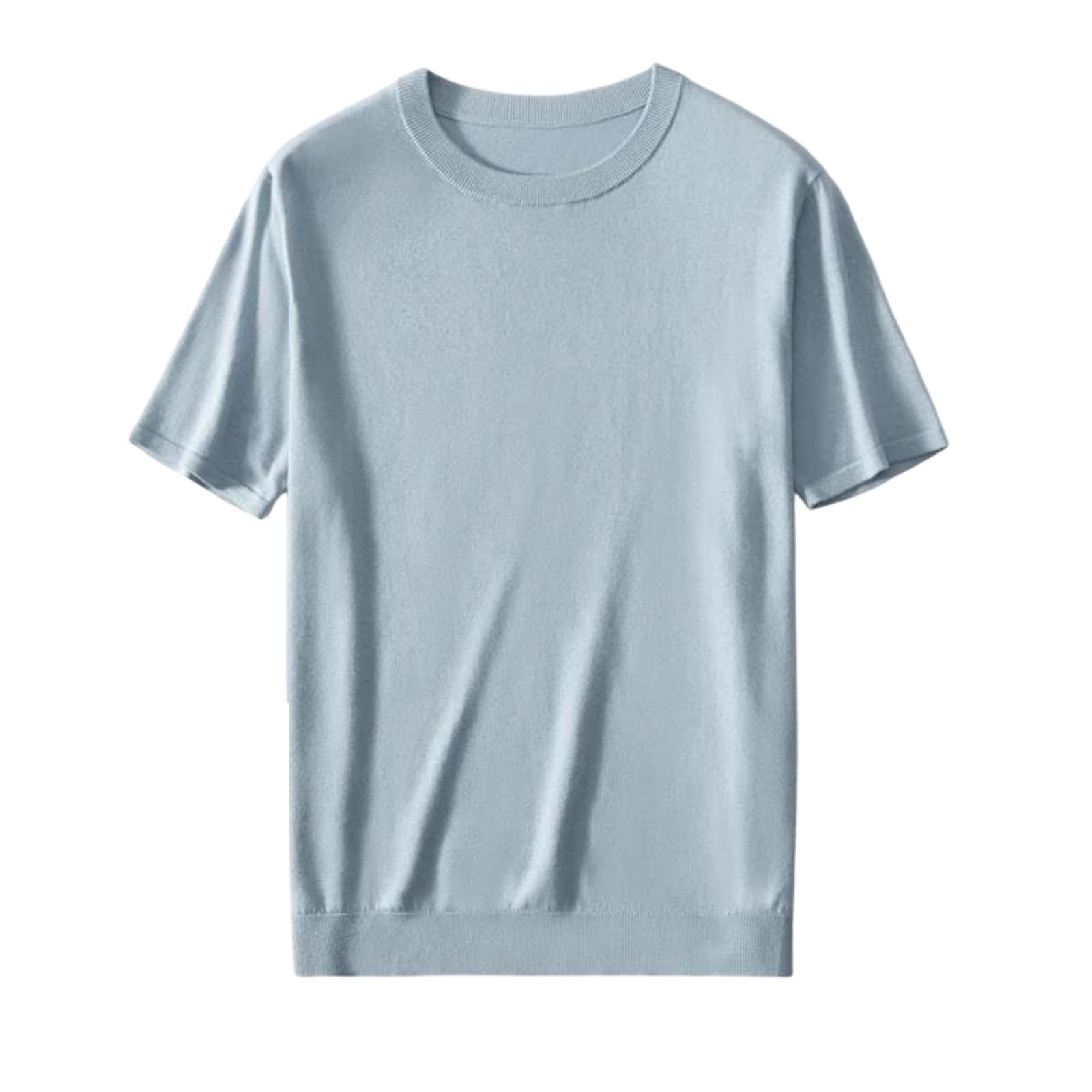 Silk Cashmere Knit T-Shirt