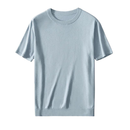 Silk Cashmere Knit T-Shirt