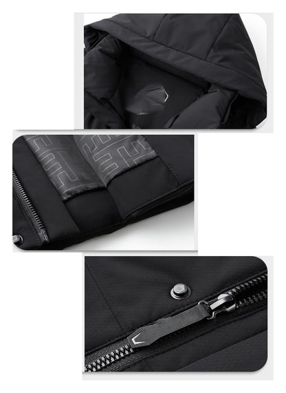 Warm Hooded Down Puffer Jacket