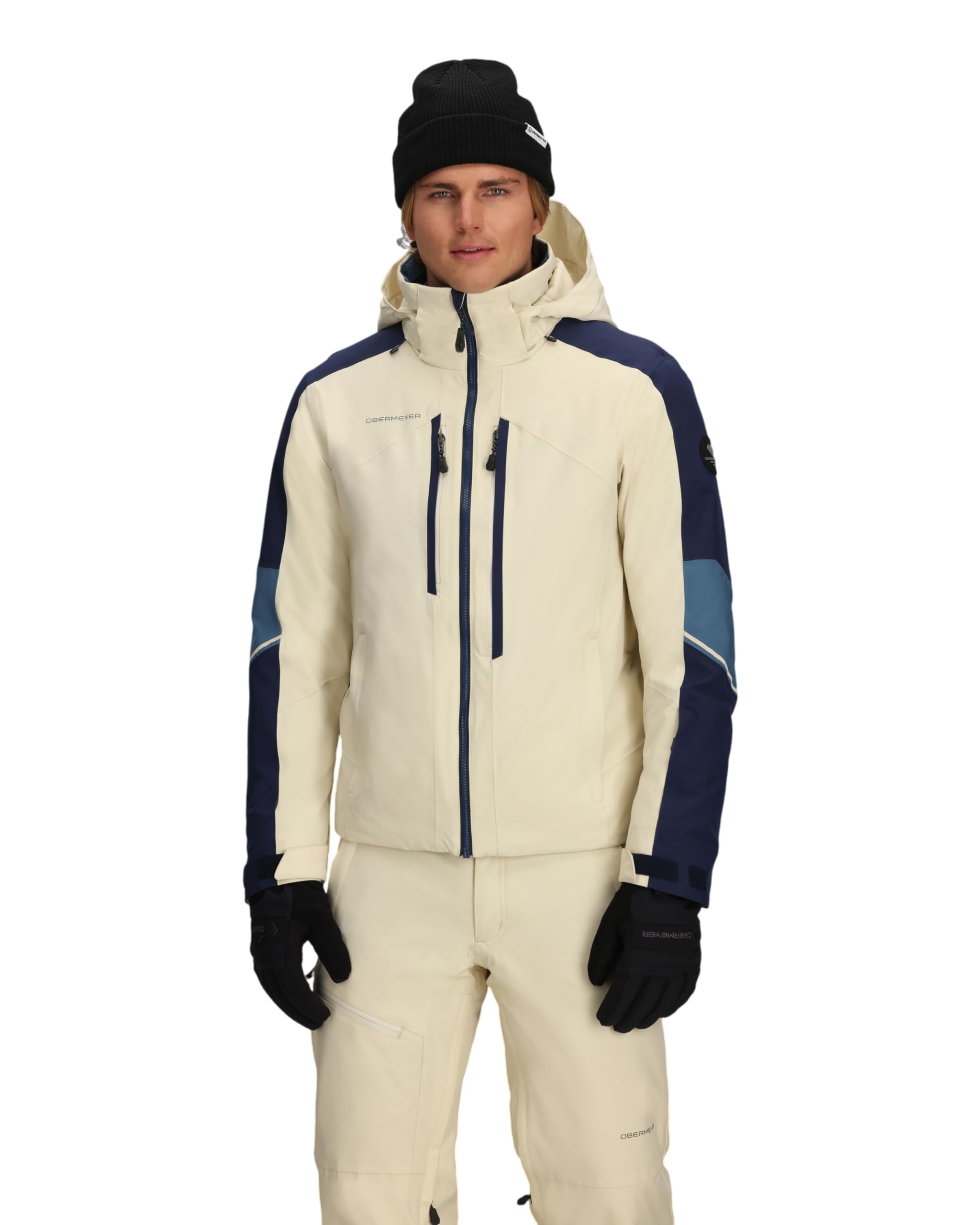 Obermeyer Mens Fall Line Ski Jacket, Waterproof Breathable 2-way Stretch and Primaloft Insulated