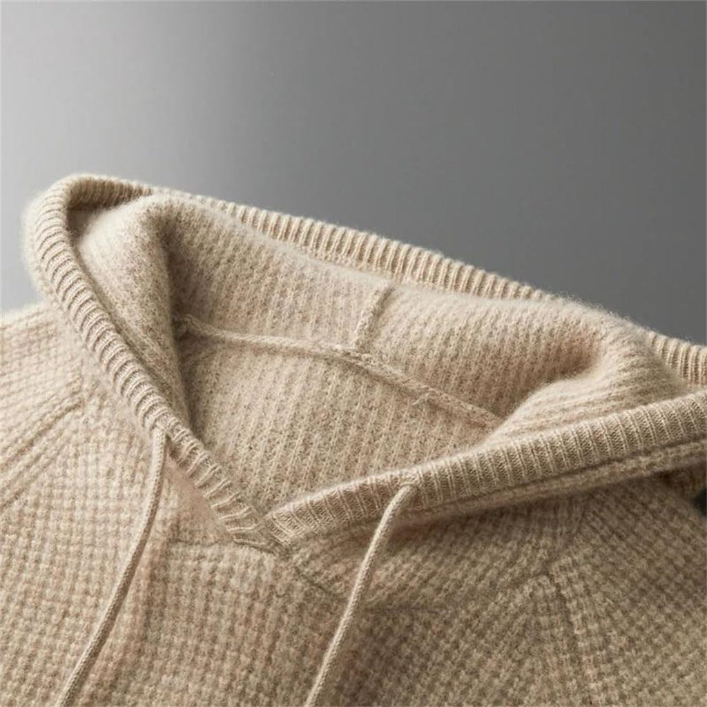 Cashmere Hooded Knit Sweater