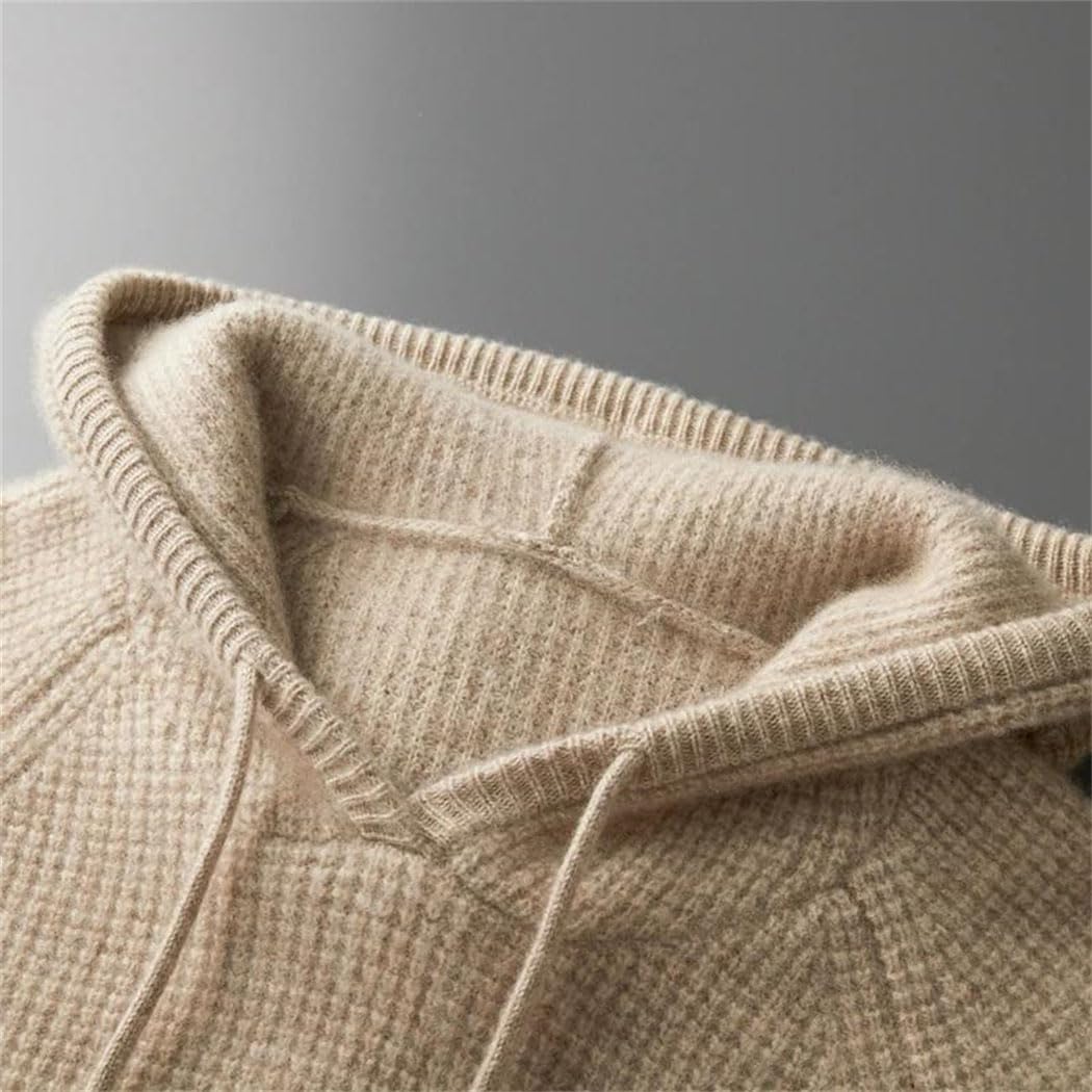 Cashmere Hooded Knit Sweater
