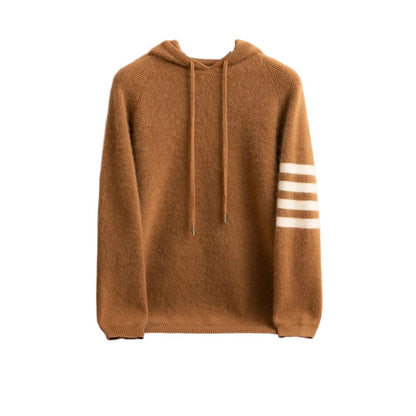 Cashmere Hooded Pullover Sweater