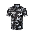 Leaf Print Short-Sleeve Shirt