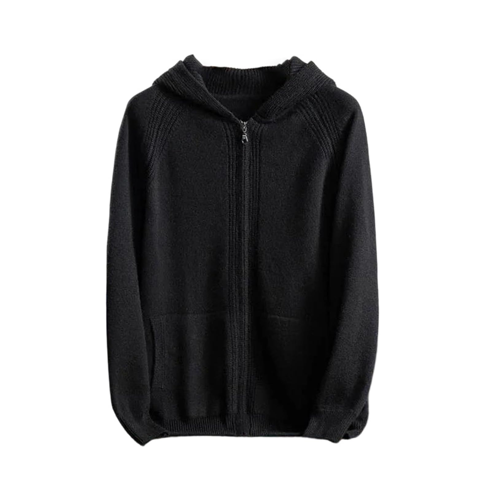 Full-Zip Cashmere Hoodie