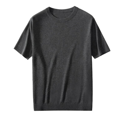Silk Cashmere Knit T-Shirt