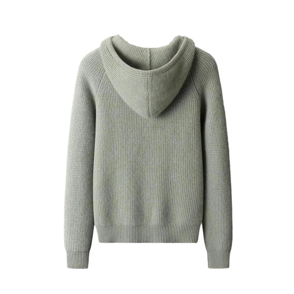 Cashmere Hooded Knit Sweater