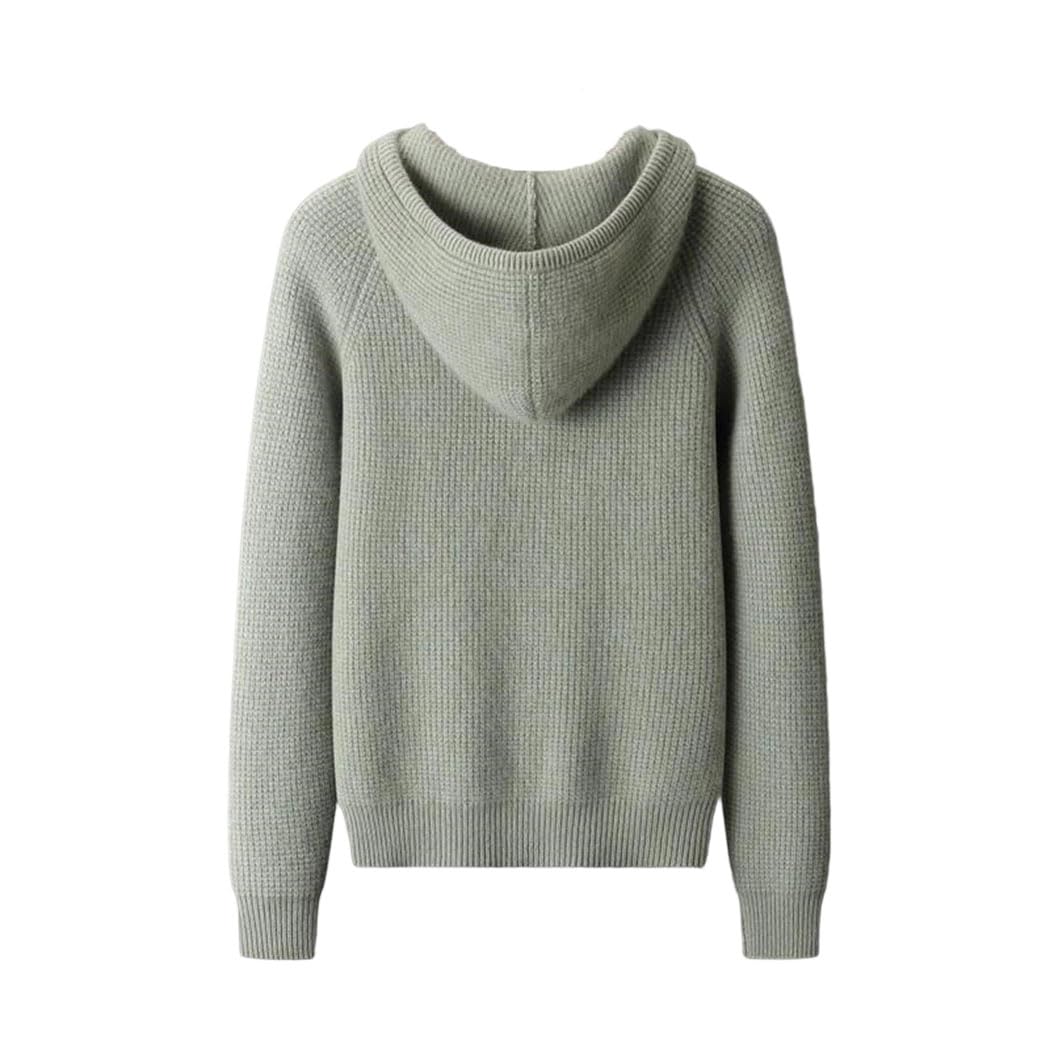 Cashmere Hooded Knit Sweater