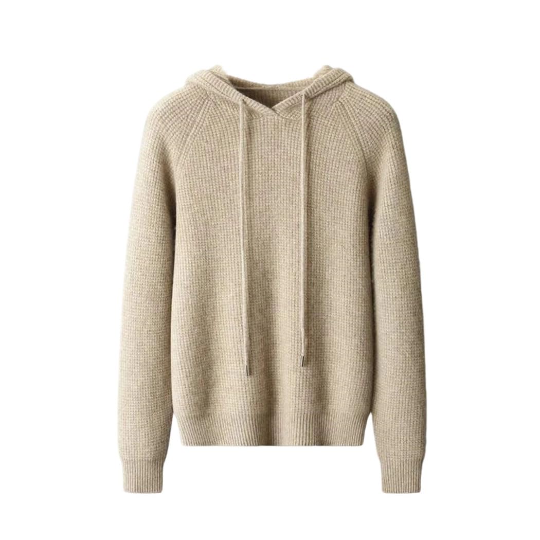Cashmere Hooded Knit Sweater