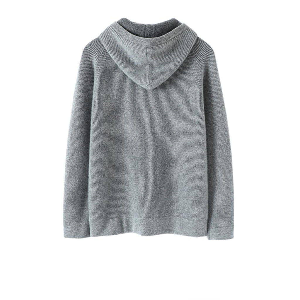 Cashmere Zip Hoodie Sweater