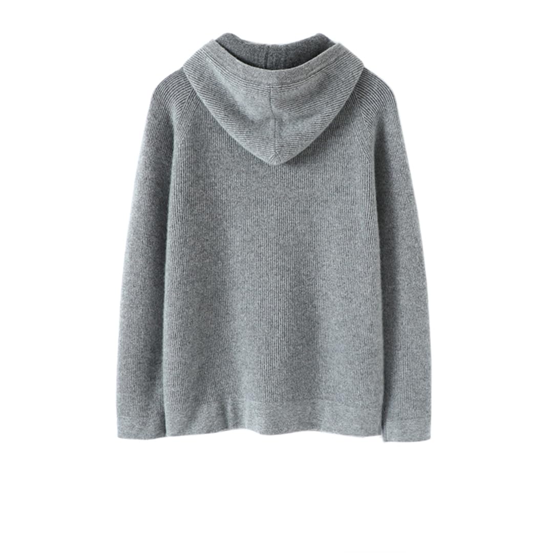 Cashmere Zip Hoodie Sweater