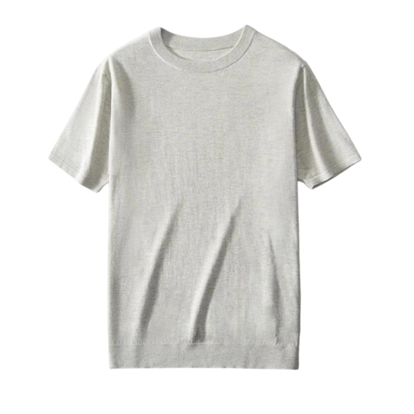 Silk Cashmere Knit T-Shirt