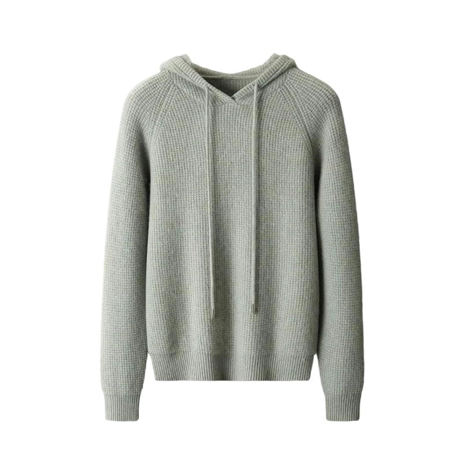 Cashmere Hooded Knit Sweater