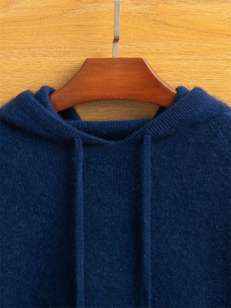 Cashmere Hooded Pullover Sweater