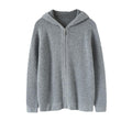 Cashmere Zip Hoodie Sweater